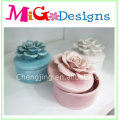 New Design Supplies Ceramic Flower Jewelry Boxes